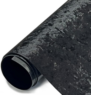 Vinilo Textil (Hoja) VELOUR * BLACK * 