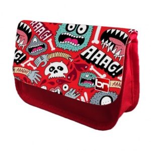 * Estuche, Neceser, Cartuchera Sublimable Roja