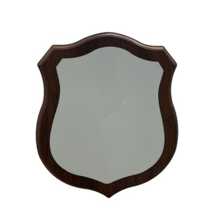Placa Conmemorativa (BLANCA) c/Soporte de Madera 