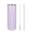 Vaso Skinny Acero Inoxidable * Glitter Lila * ( 600 Ml)  
