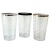 Vaso Plástico Reutilizable Twist 550 ml Borde Metalizado