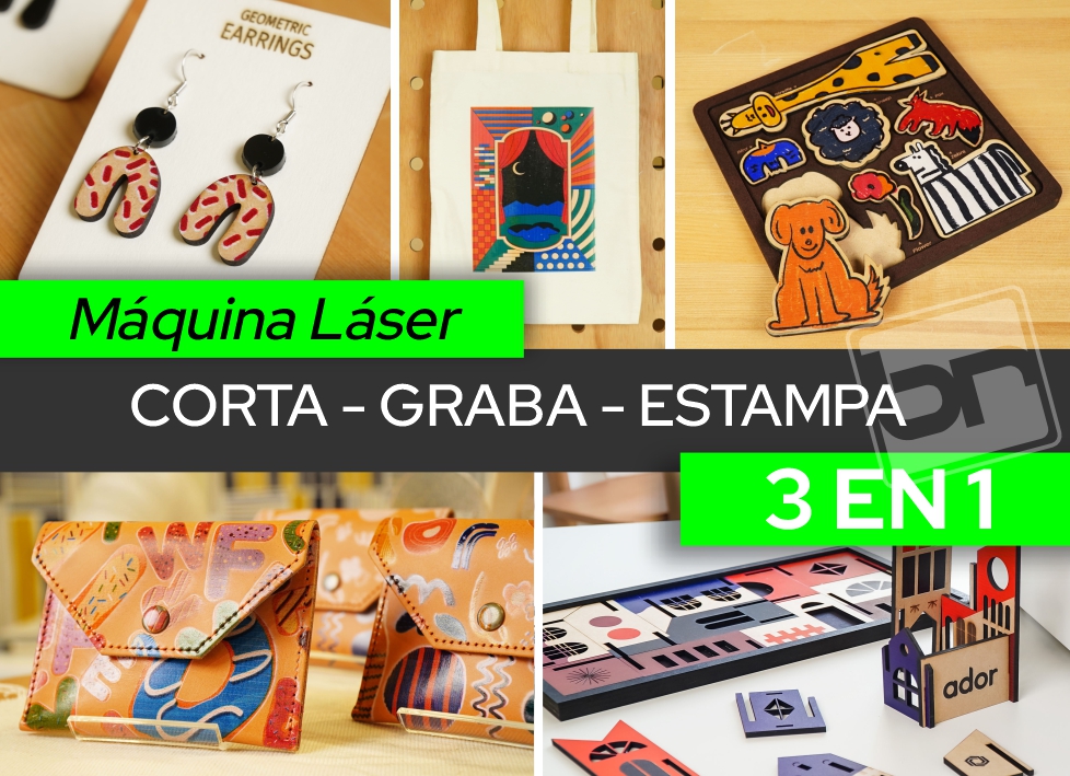 Una Cortadora Láser que también Imprime?? Sí, la encontrás en BR!!