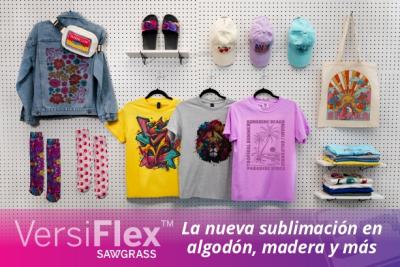 VersiFlex: el nuevo sistema de Sawgrass que amplía los límites de la sublimación