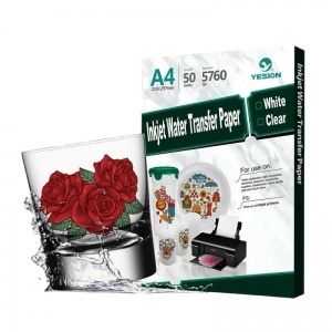 Papel Decal Transparente Inkjet  (20 Hojas A4)